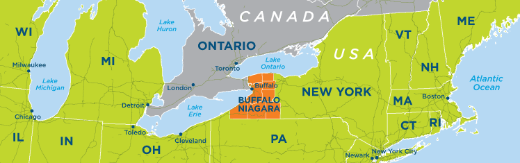 Buffalo New York Map